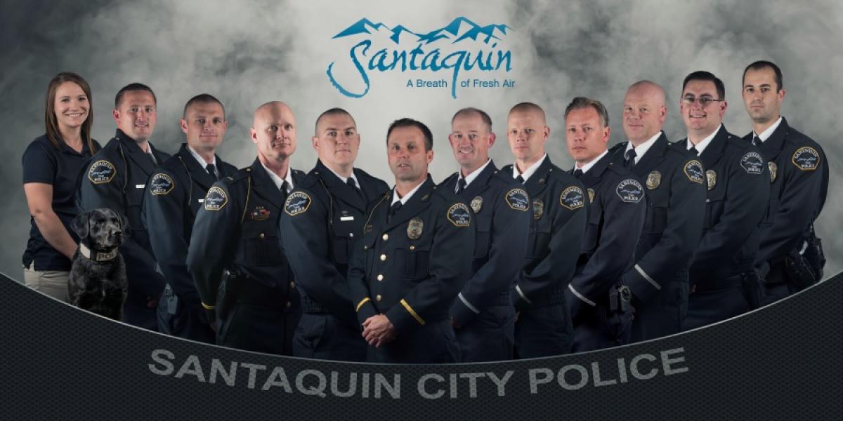 Santaquin Police Group Photo